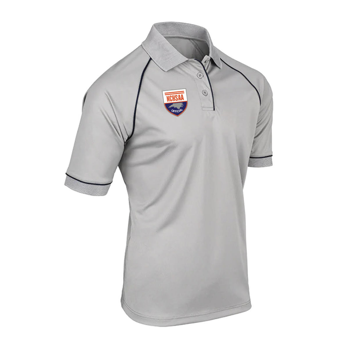 NEW! NCHSAA Grey Volleyball Officials Shirt Men's Sizing GeaRef