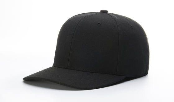 CLOSEOUT RICHARDSON 8-STITCH BASE HAT-BLACK