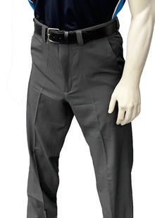  Men's Flat Front 4-Way Stretch Plate Pants - CHARCOAL