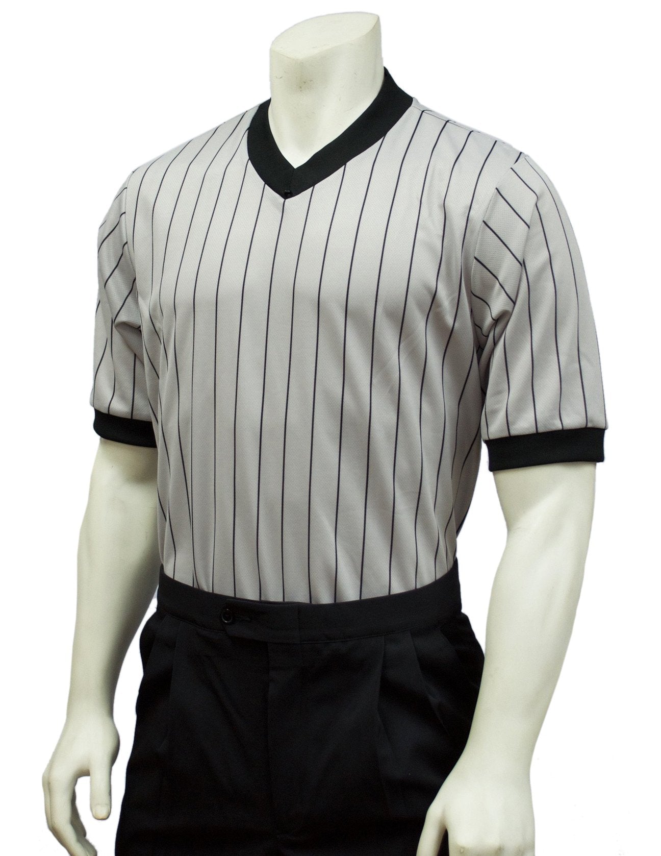 Grey Basketball Referee Shirt-2 options – GeaRef, image size:1296x1677