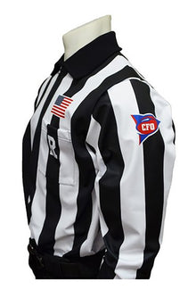  SmittyUSA-Dye sumblimated CFO Football Jersey-Long Sleeve - Smitty Official's Apparel-Gearef officiating supplies - 1