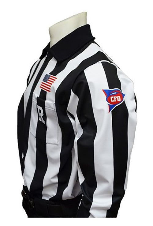 SmittyUSA-Dye sumblimated CFO Football Jersey-Long Sleeve - Smitty Official's Apparel-Gearef officiating supplies - 1