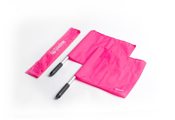 Pink Volleyball Linesman Flags W/ Case