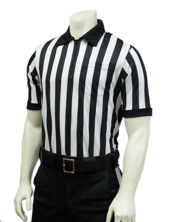 Smitty 1 Inch Stripe Football-Lacrosse Short Sleeve Shirt