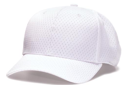 Richardson Mesh Flex-Fit Football Cap-White - Richardson-Gearef officiating supplies