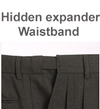 COMBO SLACKS W/EXPANDER WAISTBAND-CHARCOAL