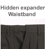 BASE PANTS W/EXPANDER WAISTBAND-CHARCOAL